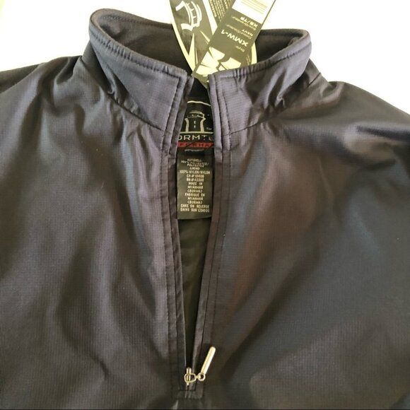 NWT Stormtech Performance Navy 1/4 Zip Windbreaker Jacket Mens  XS - Picture 4 of 16